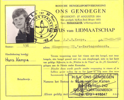 Bewijs van Lidmaatschap 1980